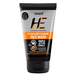 HE Triple Active Formula De-Tan & Deep Cleansing Face Wash With Charcoal & Vetiver- 100ml-37