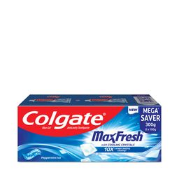 Colgate 2Pcs MaxFresh Peppermint Ice Toothpaste With Menthol Cooling Crystals - 150g Each-56