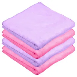 Kuber Industries Purple & Pink 4 Pcs Microfibre Kitchen Towels-picture-12
