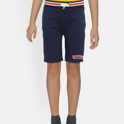 METRO KIDS COMPANY Boys Navy Blue Organic Cotton Solid Regular Fit Shorts-image-29