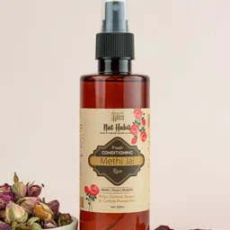 Nat Habit Rose Conditioning Methi Jal Hair Serum for Frizz & Damaged Hair - 200 ml-26