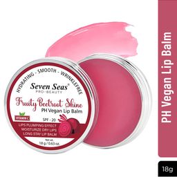 Seven Seas Pro-Beauty Fruity Beetroot Shine pH Vegan Lip Balm with Vitamin C - 18 g-48