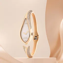Titan Women raga aqua Brass Mother of Pearl Dial Straps Analogue Watch NR9812WM01-52