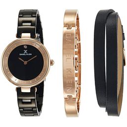Daniel Klein Women Black Dial Analogue Watch Gift Set DK11663-5-New-16