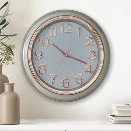 Home Centre Casablanca allure Grey Printed Contemporary Wall Clock-25