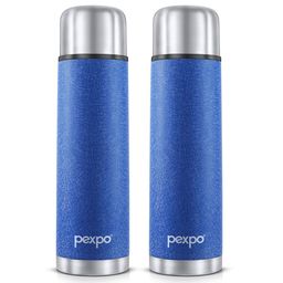Pexpo Blue 2 Pieces Stainless Steel Water 24 Hrs Hot and Cold Flask Bottle 750 ml-image-66