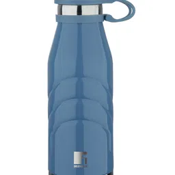 BERGNER Blue & Silver Toned Stainless Steel Flask Water Bottle 1 ltr-56