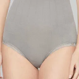 PLUMBURY Women Self Design Seamless High Waist Tummy Control Hipster Briefs-picture-26
