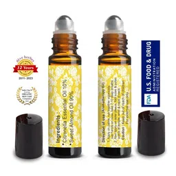 Deve Herbes Pre Diluted Ready To Use Roll-on Blend Citronella Essential Oil - 10 ml image 2
