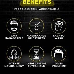 MANCODE Non Sticky Hair Wax For Glossy Finish With Extra Hold - 100g image 5