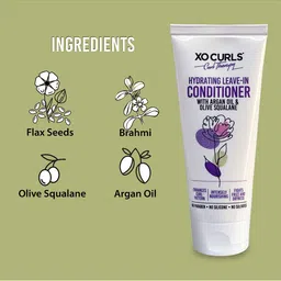 XO CURLS Curls Therapy Set Of 2 Hydrating Conditioner -250ml & Leave-In Conditioner-100ml image 2