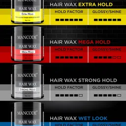 MANCODE Non Sticky Hair Wax For Glossy Finish With Extra Hold - 100g image 2