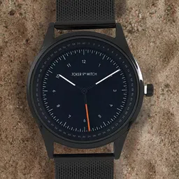 JOKER & WITCH Men Blue Dial & Black Bracelet Style Straps Analogue Watch AMWW468-Gunmetal-43