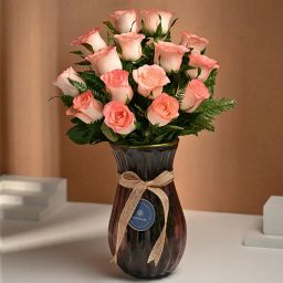 Pink Blooms In Glass Elegance-image-73