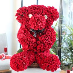 Lovey Dovey Rose Bear-34