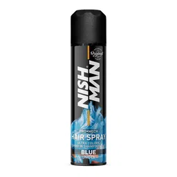 Nishman Pro Mech Ultra Colors Temporary Hair Color Spray 150ml - Blue-35