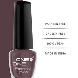 ONE on ONE Waterproof Long Lasting Smudge-Proof Eyeliner 5 ml - Brown image 4