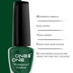 ONE on ONE Waterproof Long Lasting Smudge-Proof Eyeliner 5 ml - Green image 3