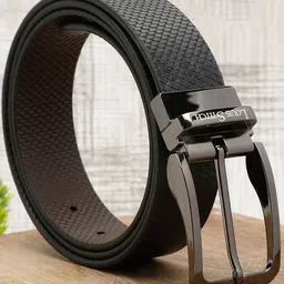 louis stitch Embossed Reversible Belt with Tang-Buckle Closure image 1