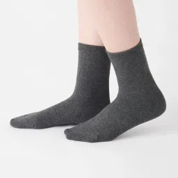 muji Right Angle 3 Layer Loose Top Socks image 2