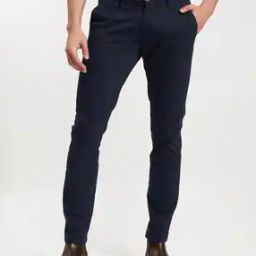 Tapered Fit Flat-Front Chinos-image-68