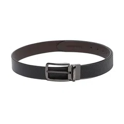 louis stitch Embossed Reversible Belt with Tang-Buckle Closure image 4