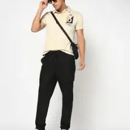 Slim Fit Cargo Trousers-image-14