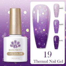 BORN PRETTY Thermal Nail Gel Colour Changing Nail Polish - 10 ml - TG19-49