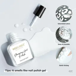 Modelones Coloring Life DIY Designs Stamping Nail Polish 10 ml - White-image-85