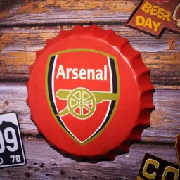 eazywagon Red Metal Arsenal Wall Decor-picture-44