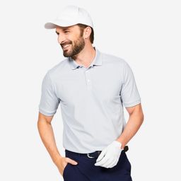 Men's golf short-sleeved polo shirt - WW500 pearl grey-image-59
