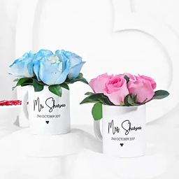 Blushing Roses In Personalised Couple Special Mugs-image-91