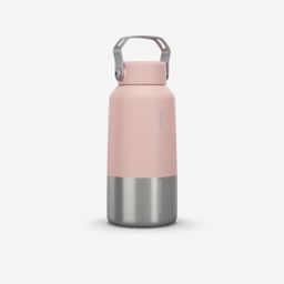 Hiking Stainless Steel Flask with Screw Cap MH100 0.6 L Pink-image-47