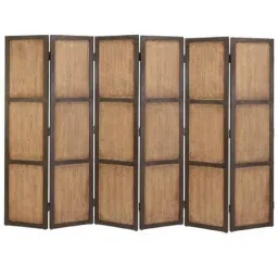 shilpi Country Look Brown Wood Divider Panel-picture-41