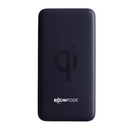 Boompods Powerboom Qi 10000 mAh Fast Charging Power Bank (1 Micro USB Type B, 1 Type C & 2 Type A Ports, Wireless Charging, Black)-55