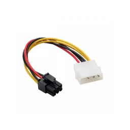 DType Big 4Pin to 6Pin Power Lines About 15CM-20