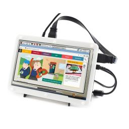 Waveshare 7inch Capacitive Touch Screen LCD (C) with Bicolor Case, 1024×600, HDMI, IPS, Low Power-7
