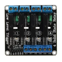 5V 4 Channel SSR Solid State Relay Module 240V 2A Output with Resistive Fuse-0