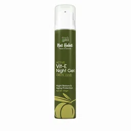 Nat Habit Active Vit-E Green Olive Face Night Gel - 50g-44