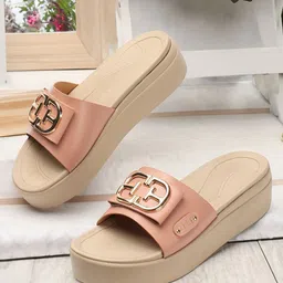 ELLE Embellished Flatform Heels-image-63