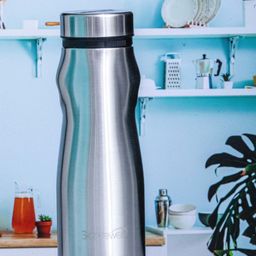 Servewell Congo SS Single Wall Stainless Steel Water Bottle- 1L-image-36