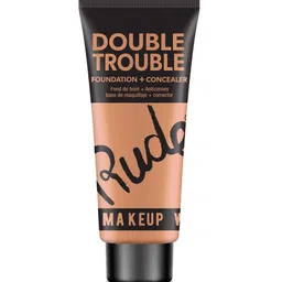 Rude Cosmetics Double Trouble Foundation & Concealer 6g - Hazel 14-22
