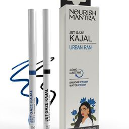 Nourish Mantra Set Of 2 Jet Gaze Urban Rani Kajal 0.35g - Black & Blue-40