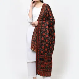 WEAVERS VILLA Floral Woven Design Shawl-picture-23