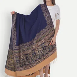 BAISA Unisex Ethnic Motifs Woven Design Shawl-picture-38