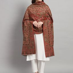 HANDICRAFT PALACE Paisley Woven Design Shawl-picture-24