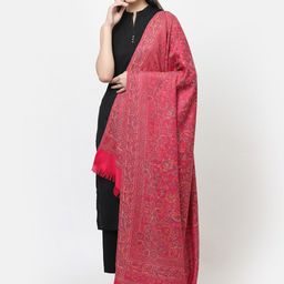 WEAVERS VILLA Paisley Woven Design Shawl-36