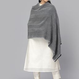 Style Quotient Women Woven Design Acrylic Shawl-36