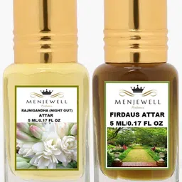 Menjewell Rajnigandha Nightout Firdaus Attar 10ml-image-57