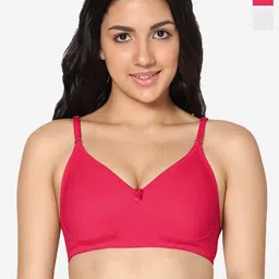 In Care Pack Of 2 Full Coverage Non Padded Pure Cotton T-shirt Bra With All Day Comfort-picture-22